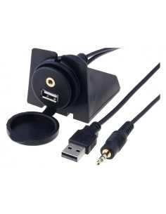 AUX & USB förlängning fast...