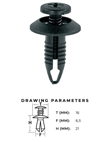 Plast-clips för Audi, BMW, Mercedes,...
