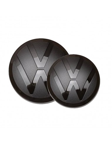 Svart VW-emblem för VW ID3 (blanksvart)