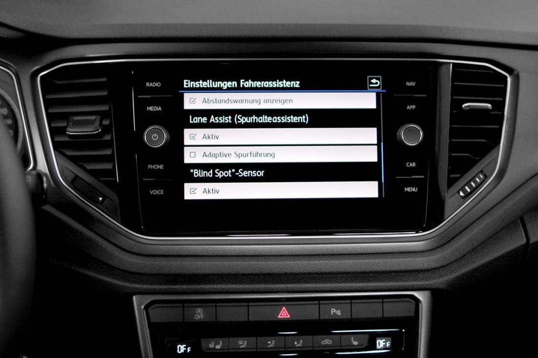 Side assist & Rear Traffic Alert för VW TRoc A11