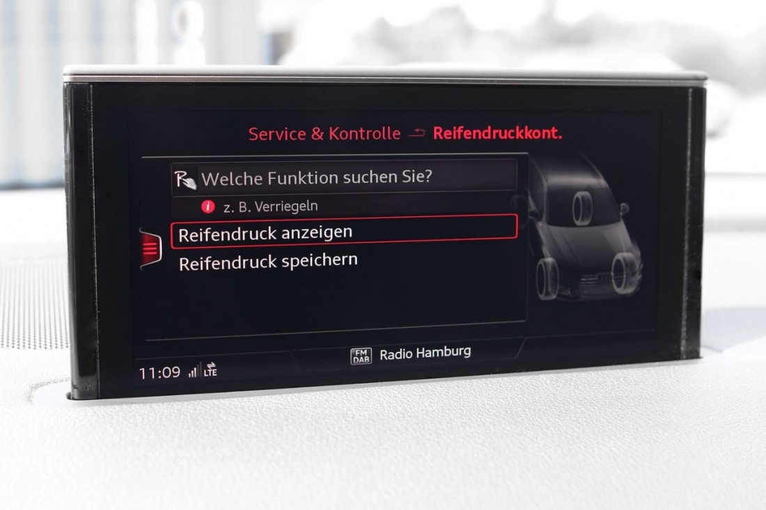 Däcktrycksövervakning (TPMS / Tire Pressure Monitoring System) Audi Q7 4M