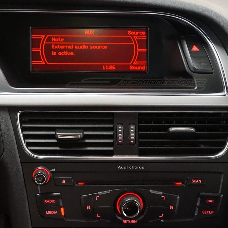 Audi original AUX för A4 / A5 / Q5 Audi original AUX för A4 / A5 / Q5