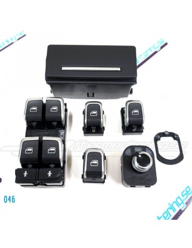 Audi kromade knappar (komplett)