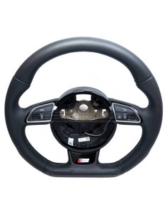 Perforerad Audi S sport-ratt