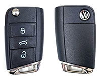 Volkswagen nyckel fodral skydd silikon hölje