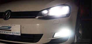LED dimljus i Volkswagen Golf 7