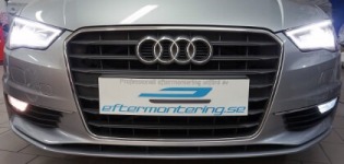 Installera LED-dimljus Audi A3